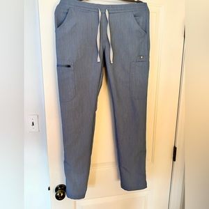 Figs yola skinny scrub pants in denim
